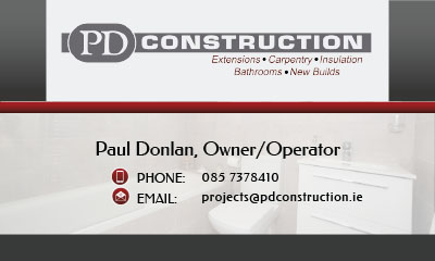 PD Construction Business Card